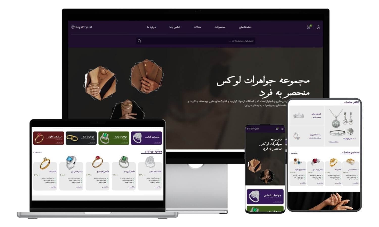 eccomerce responsive website