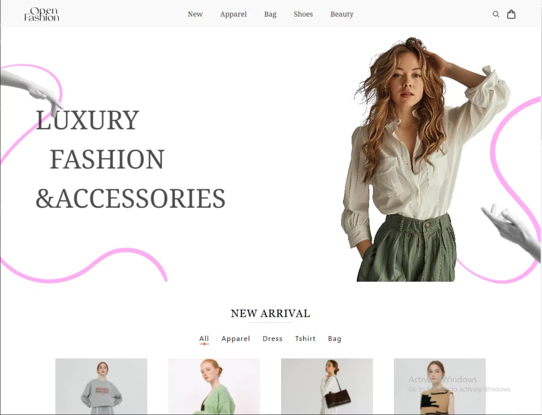 openfashion website