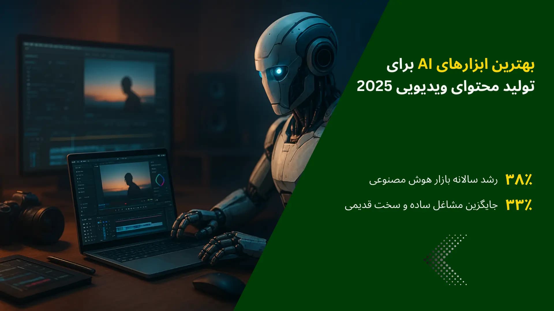 بنر مقاله ابزارهای رایگان هوش مصنوعی برای تولید ویدیو